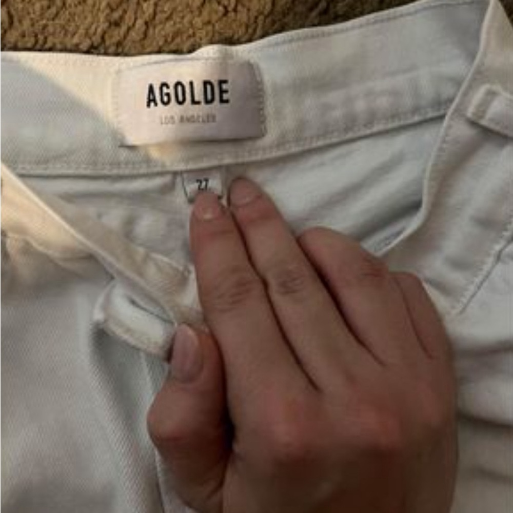 AGOLDE Riley Jeans in White